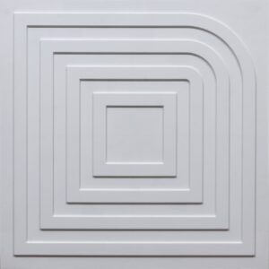 375-Arc Square-White Matt-Glue Up Only and Grid Both