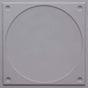 376-Arc Square-Milky Grey-Grid