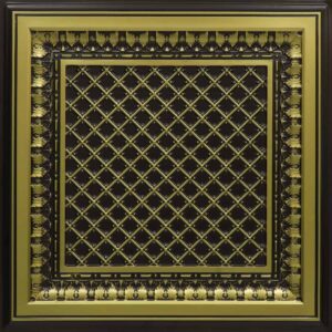 501-Regal Lattice-Antique Brass-Glue Up Only and Grid Both