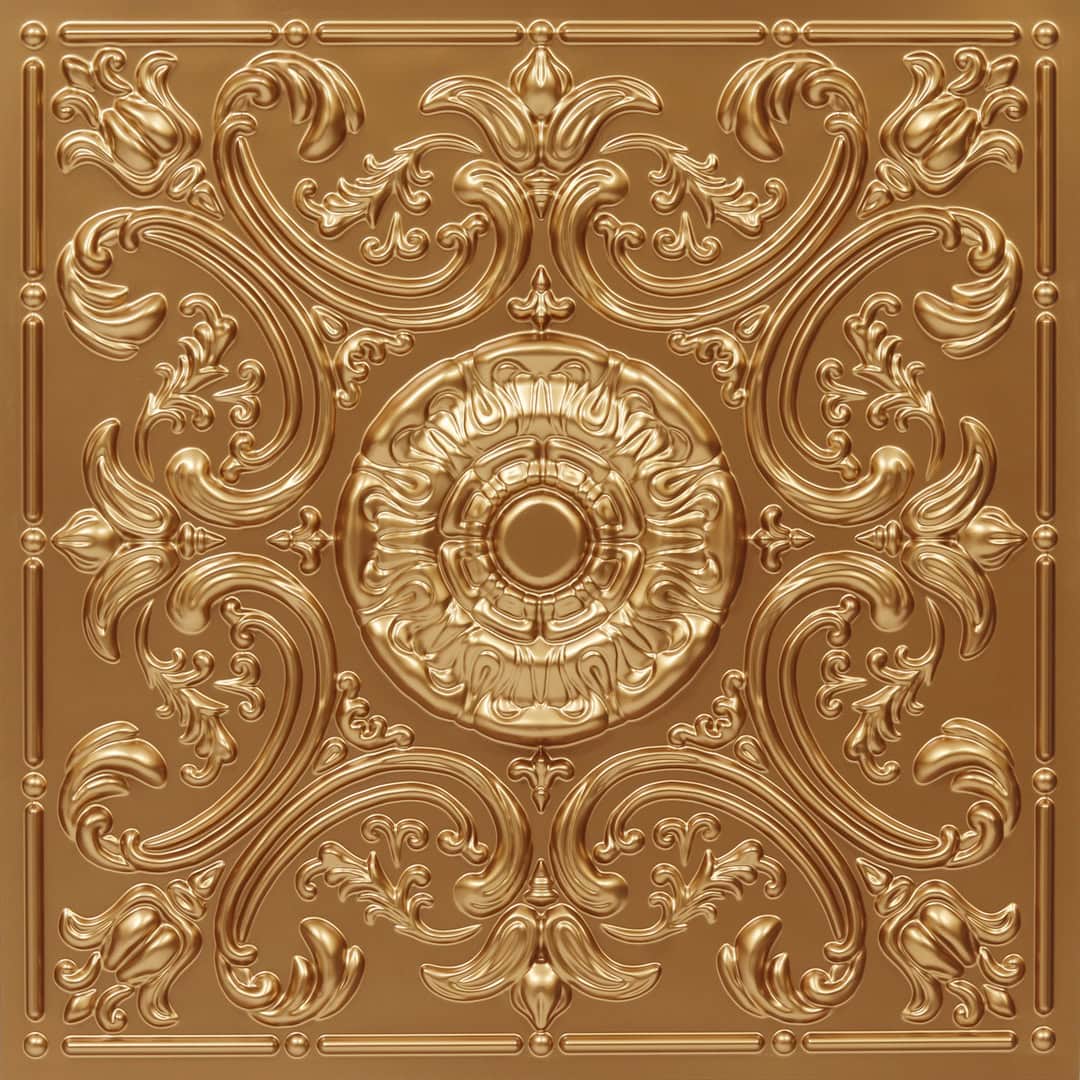 511-Royal Medallion-Gold-Glue Up Only and Grid Both