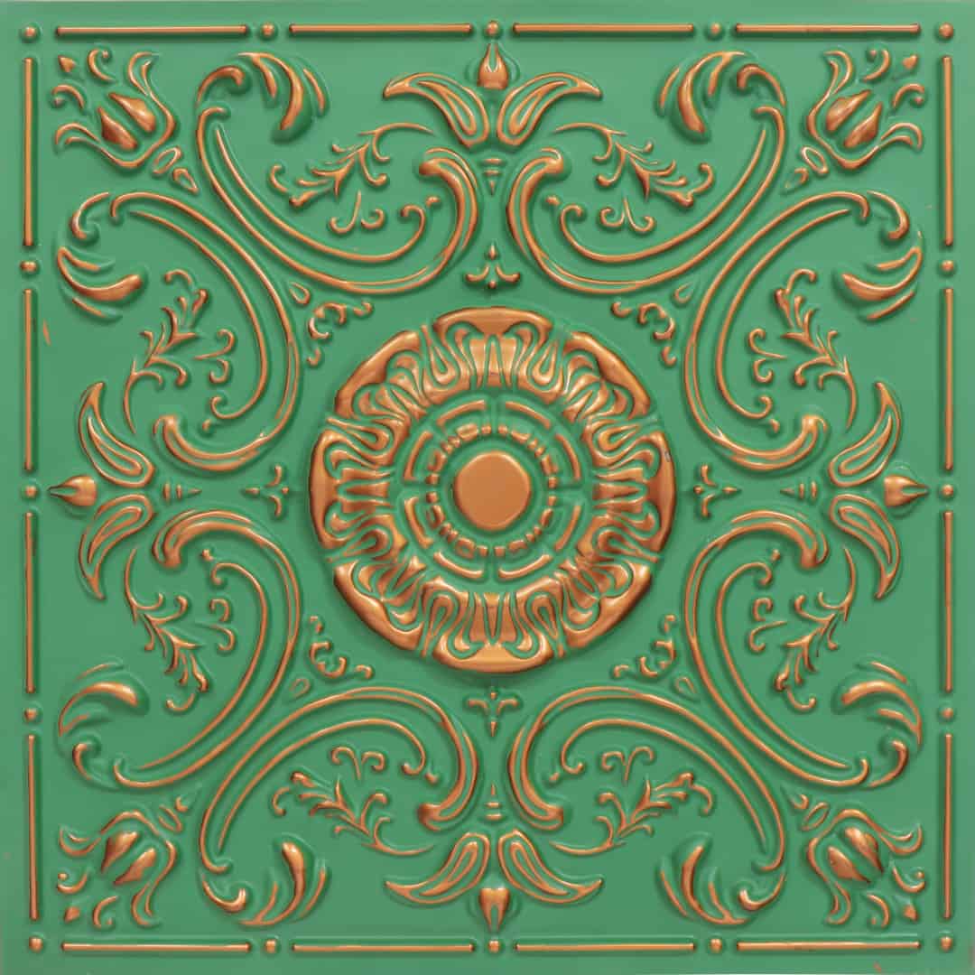 511-Royal Medallion-Patina Copper-Glue Up Only and Grid Both