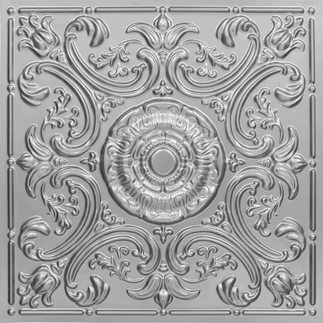 511-Royal Medallion-Silver-Glue Up Only and Grid Both