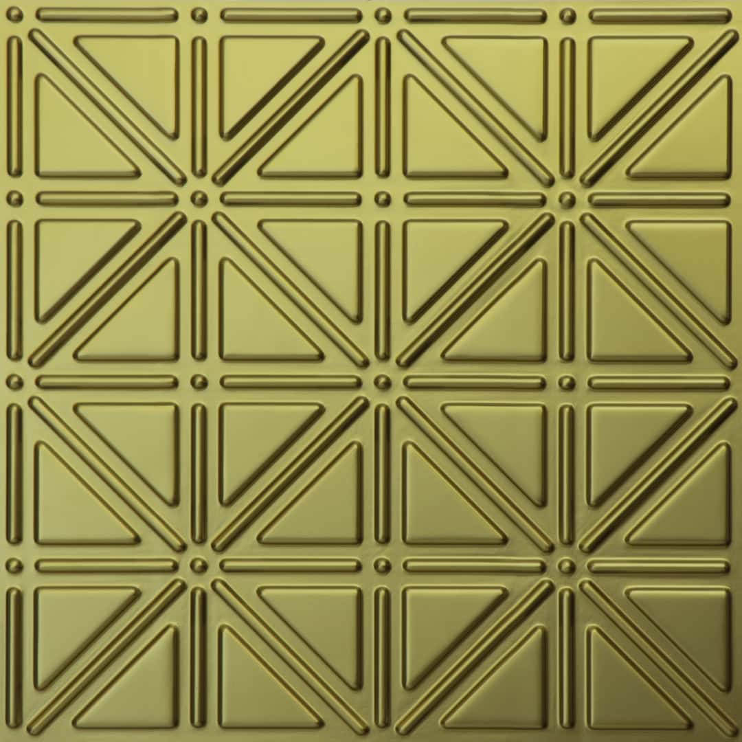 513-Triad Grid-Brass-Glue Up Only