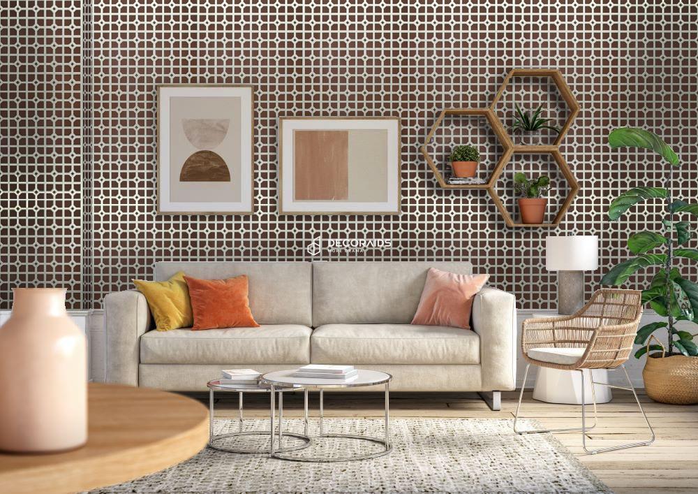 122-Mosaic-Antique Mocha-Glue Up Only