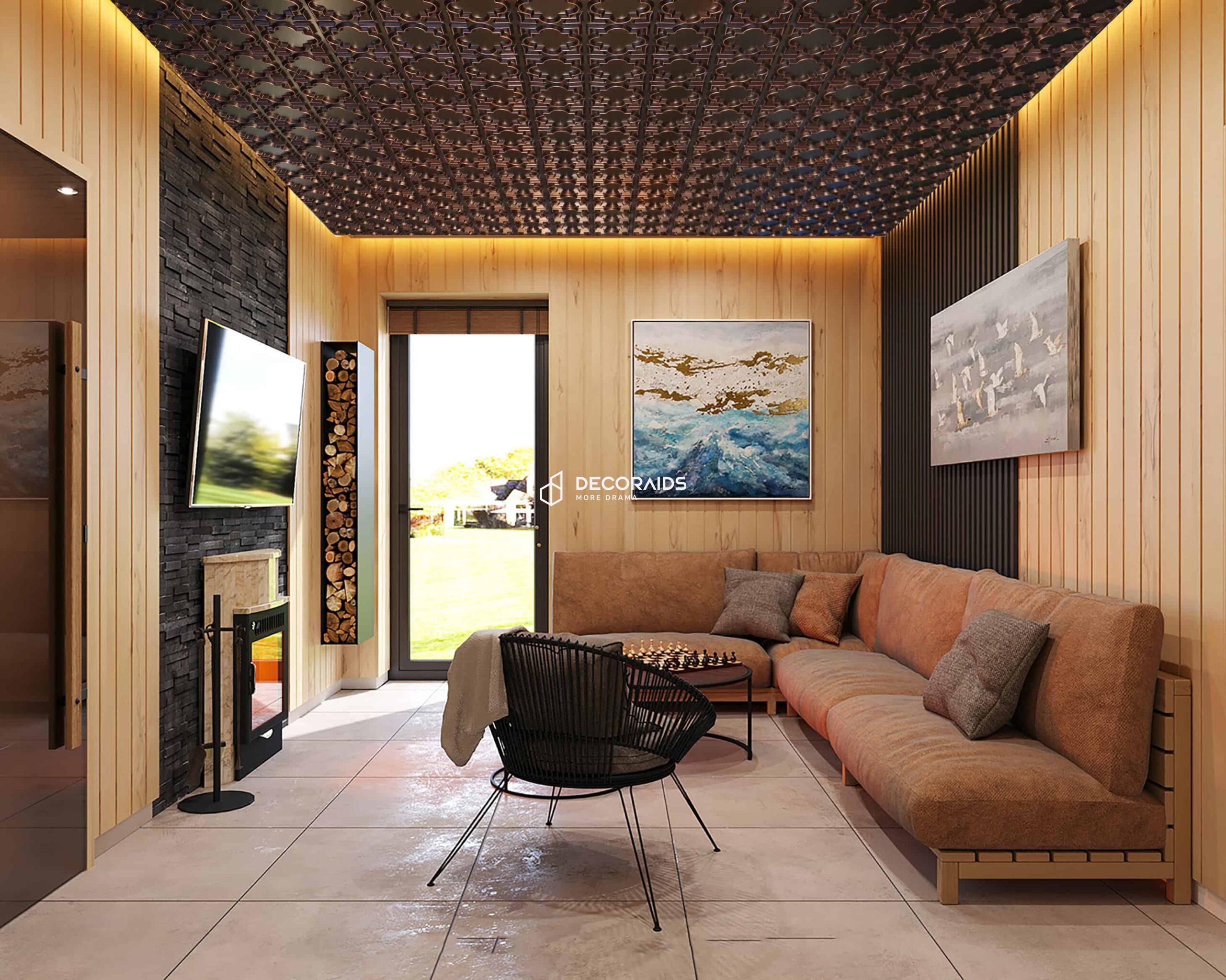 142-Haveli-Antique Copper-Glue Up Only