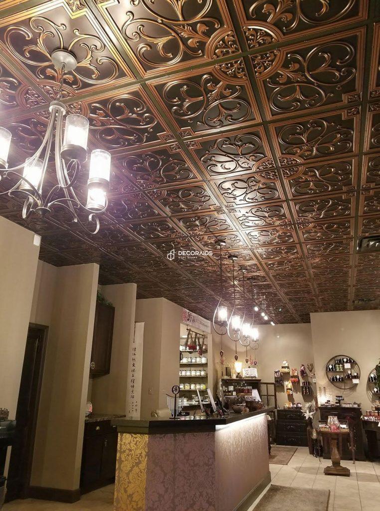 204-Ornate-Antique Copper-Glue Up and Grid Both