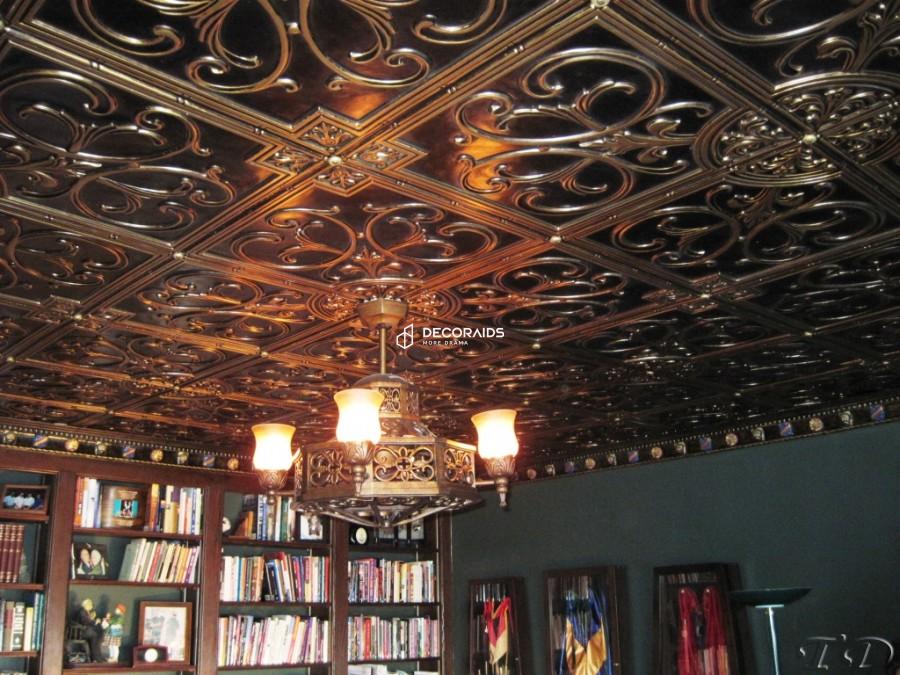 204-Ornate-Antique Gold-Glue Up and Grid Both