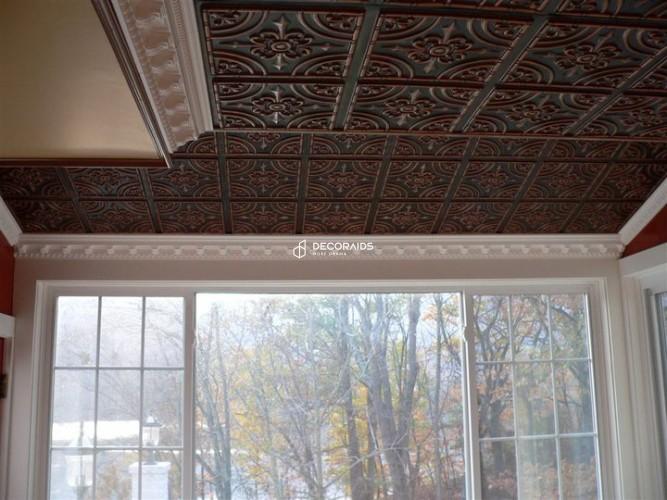 205-Iron Fleur-Antique Copper-Glue Up Only