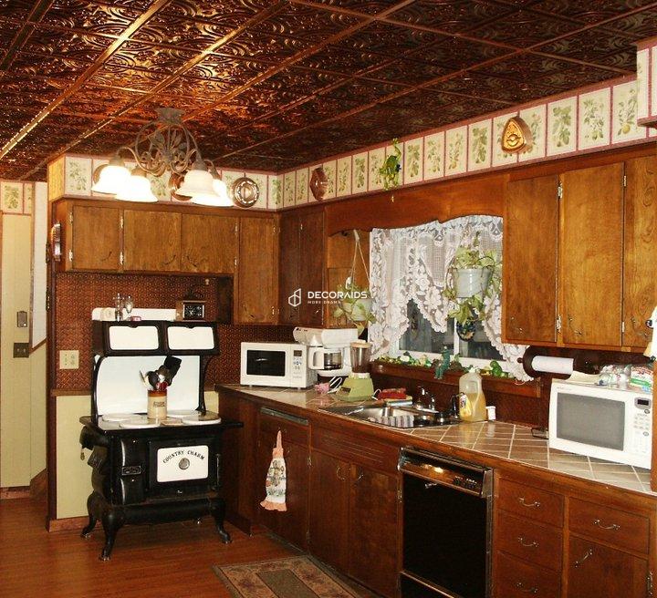 205-Iron Fleur-Antique Copper-Glue Up Only