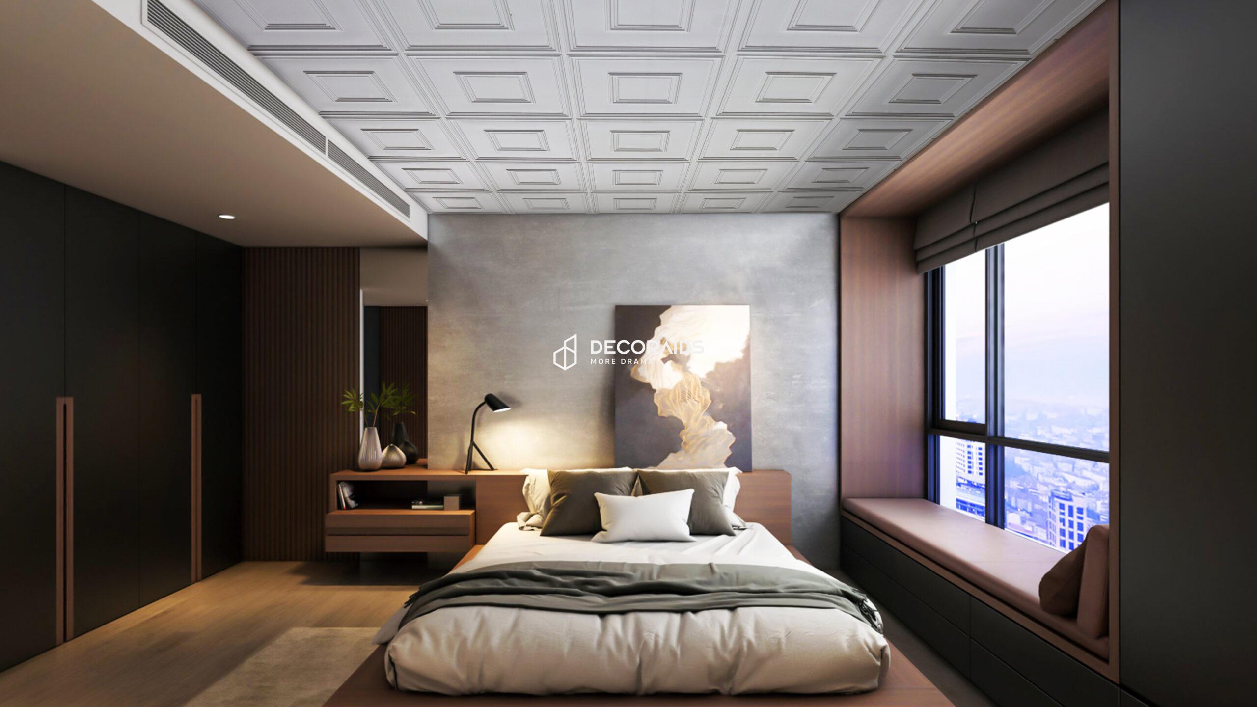 208-Rustic Frame-White Matt-Glue Up and Grid Both