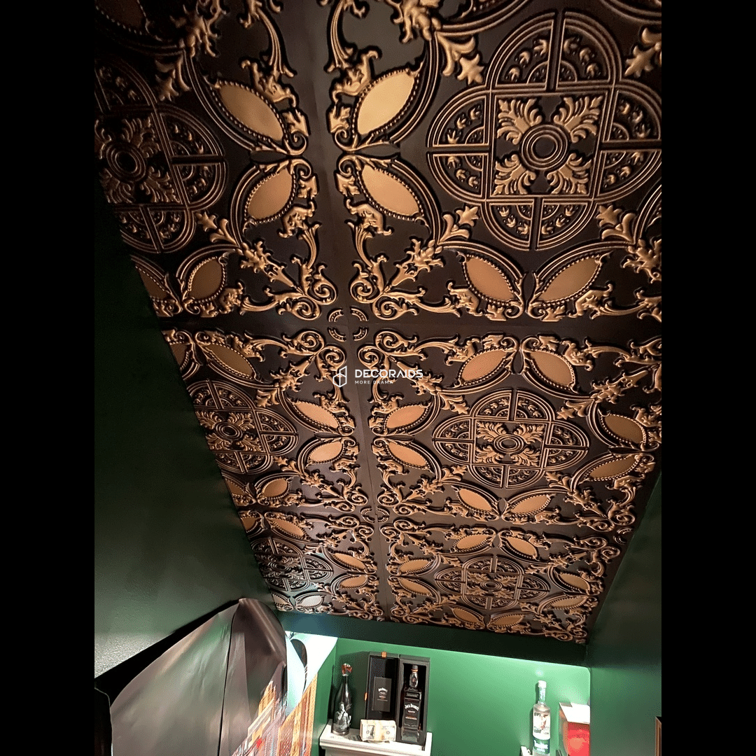 218-Regal Lattice-Antique Gold-Glue Up and Grid Both