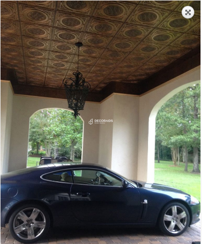 225-Vinecrest-Antique Gold-Glue Up and Grid Both