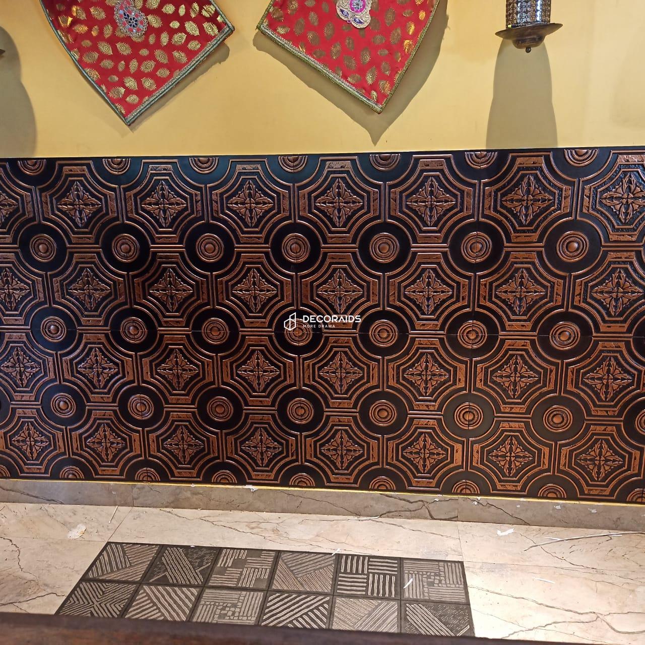 227-Fleur-Antique Copper-Glue Up Only