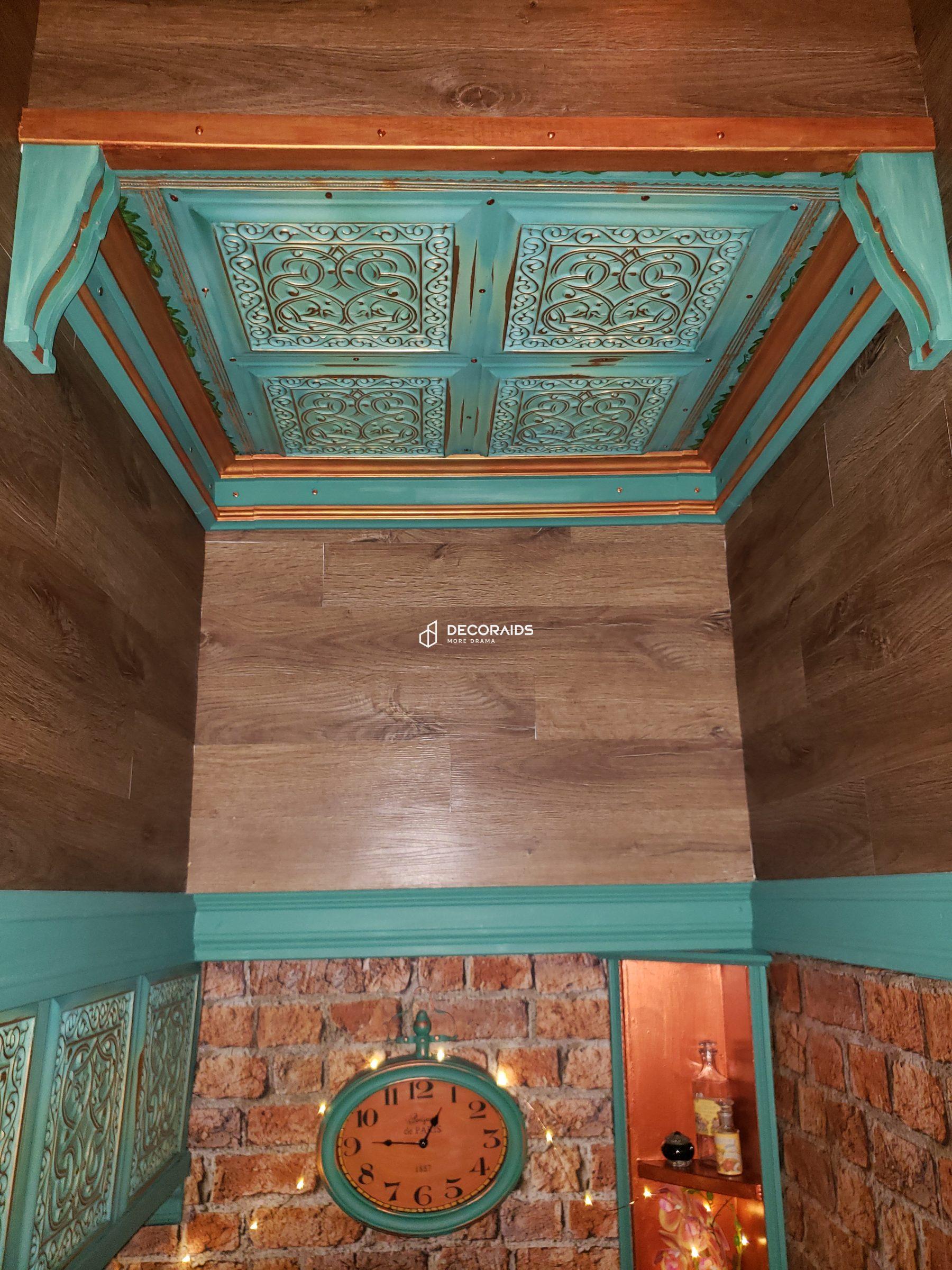 231-Interlace-Vintage Tin-Glue Up Only