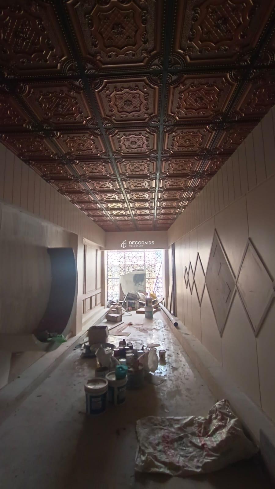 258-Garden Frame-Antique Copper-Glue Up and Grid Both