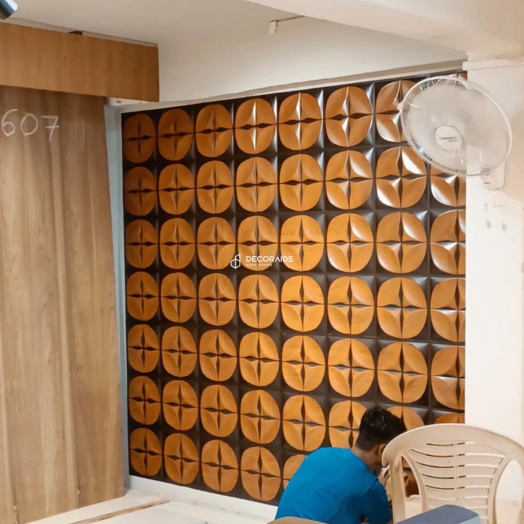 323-Aura Bloom-Antique Teakwood-Glue Up Only