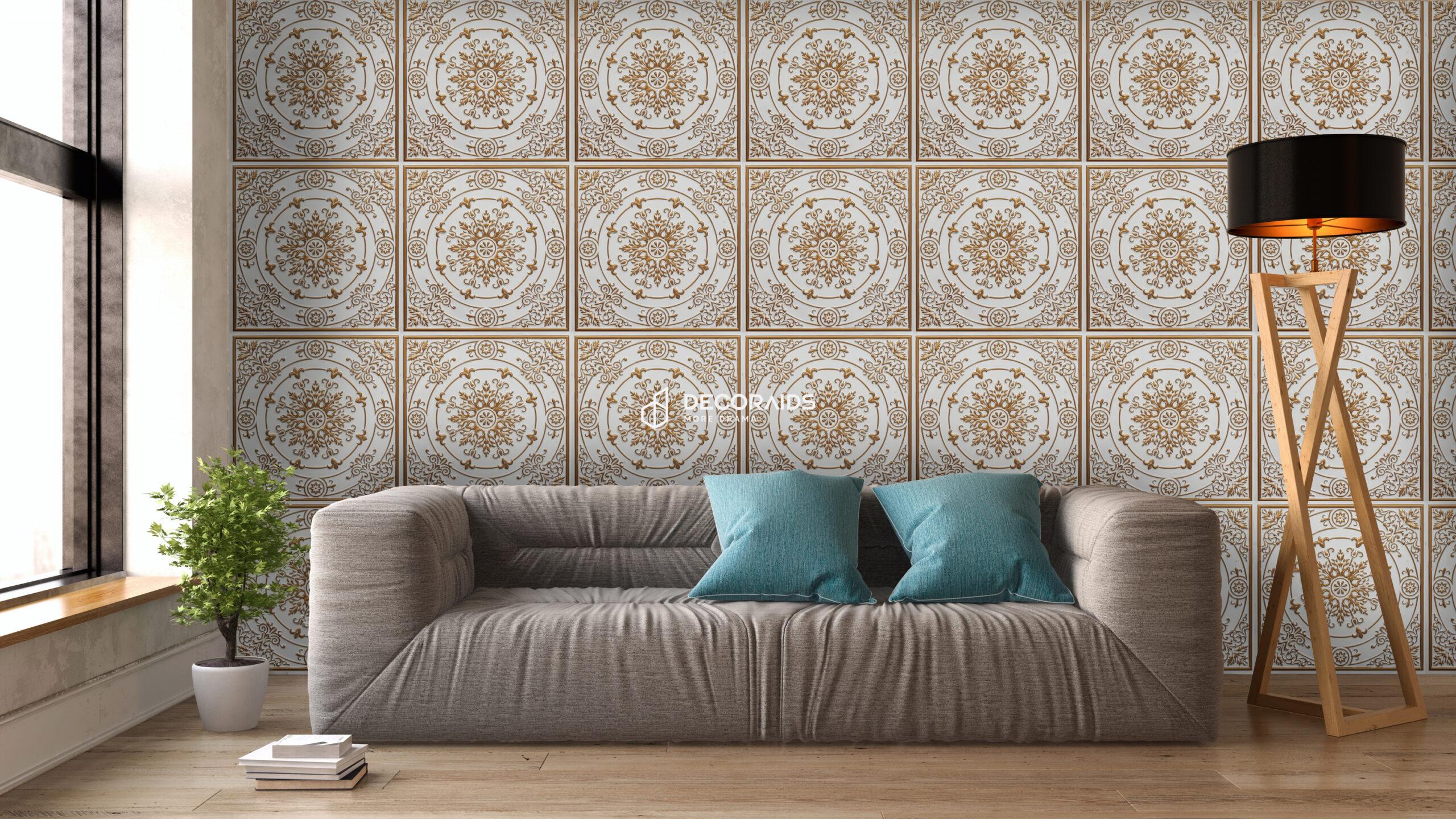 338-Snowflake-Antique White-Glue Up Only and Grid Both