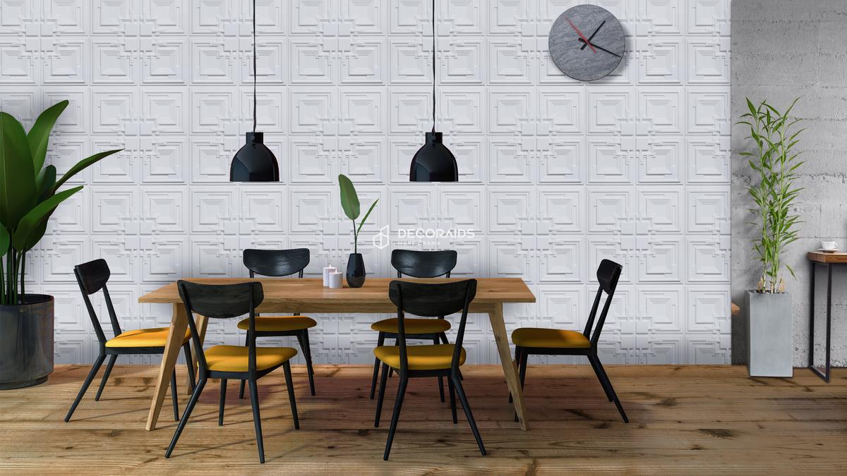 346-Gridlock-White Matt-Glue Up Only