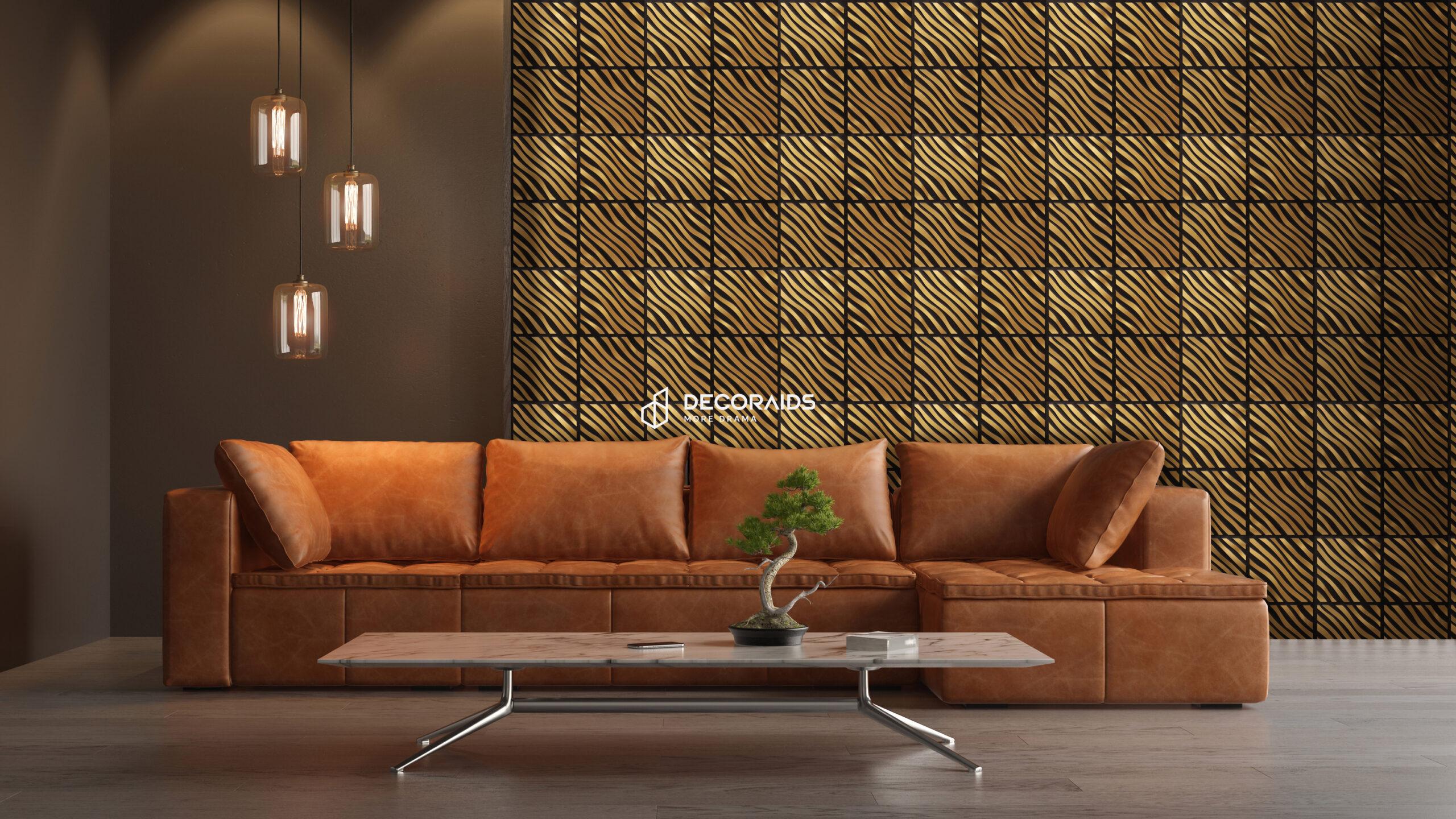 350-Jungle Wave-Antique Gold-Glue Up Only