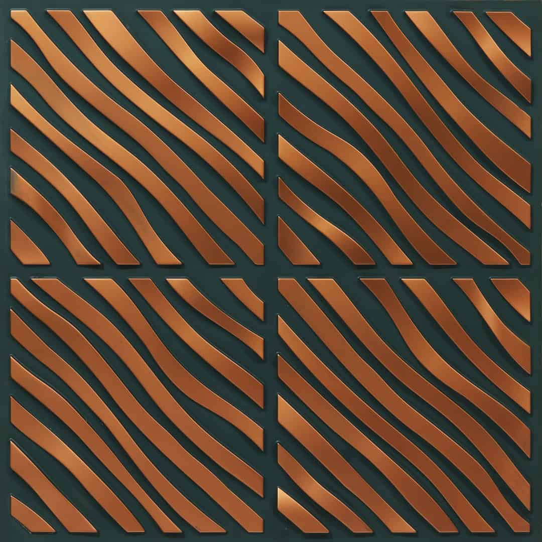 350-Jungle Wave-Royal Green -Glue Up Only