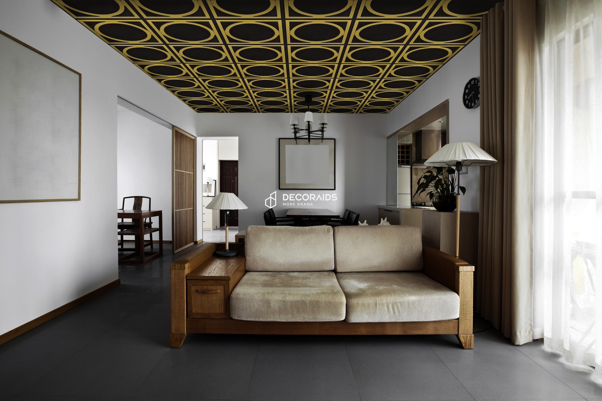 357-Orbis-Antique Brass-Glue Up Only and Grid Both