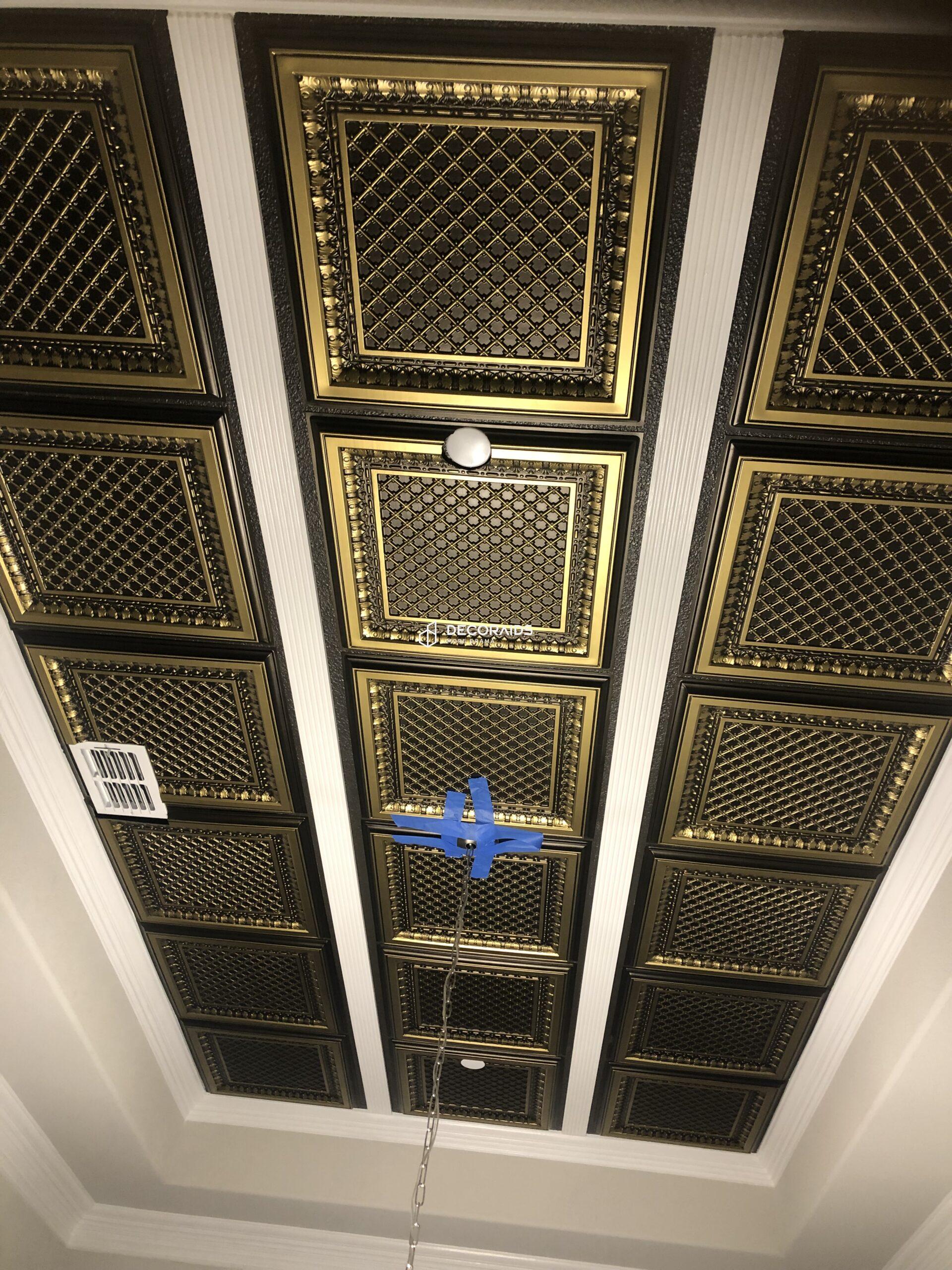 501-Regal Lattice-Antique Brass-Glue Up Only and Grid Both