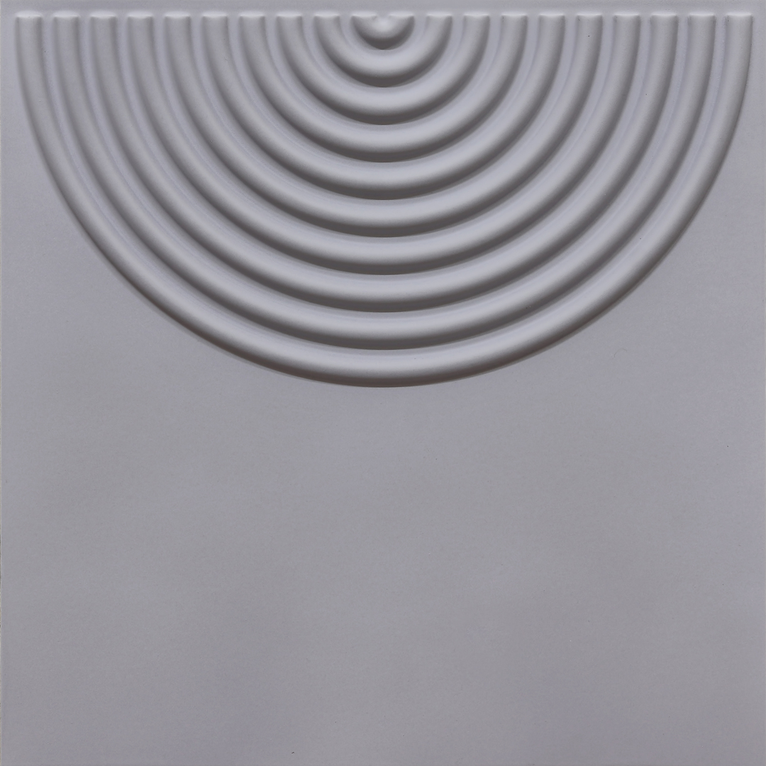 9005-Half Moon-Milky Grey-Peel and Stick