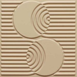 9006-Orbital Grid-Dairy Cream-Peel and Stick