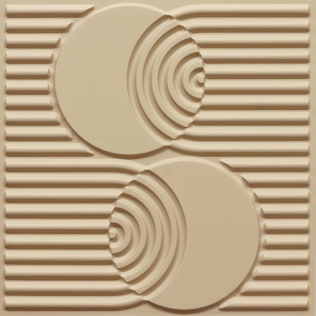 9006-Orbital Grid-Dairy Cream-Peel and Stick