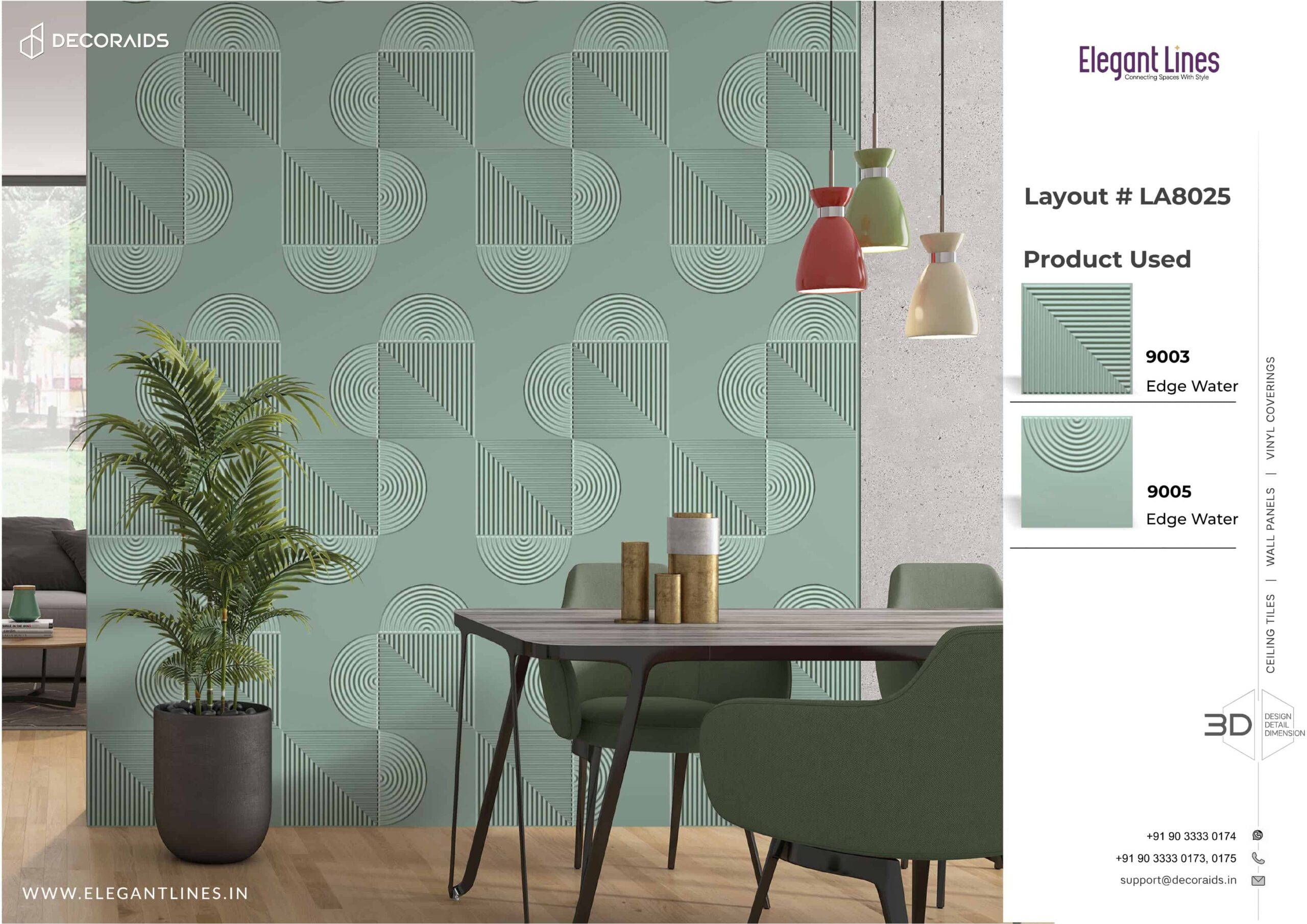 9003-Blush Edge-Edge Water-Peel and Stick