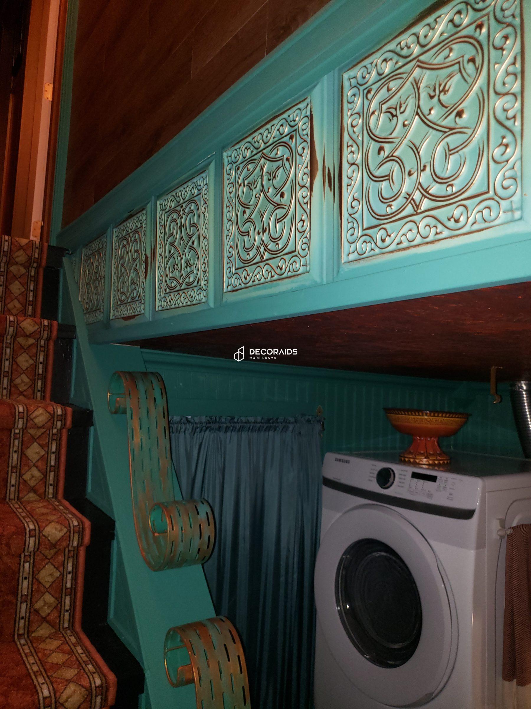 231-Interlace-Vintage Tin-Glue Up Only