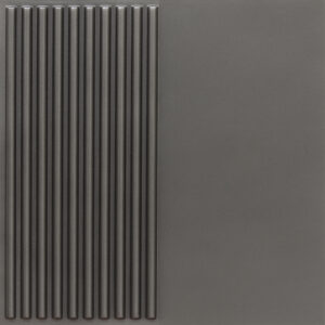 9008-Slim Rib-Metallic Grey-Peel and Stick