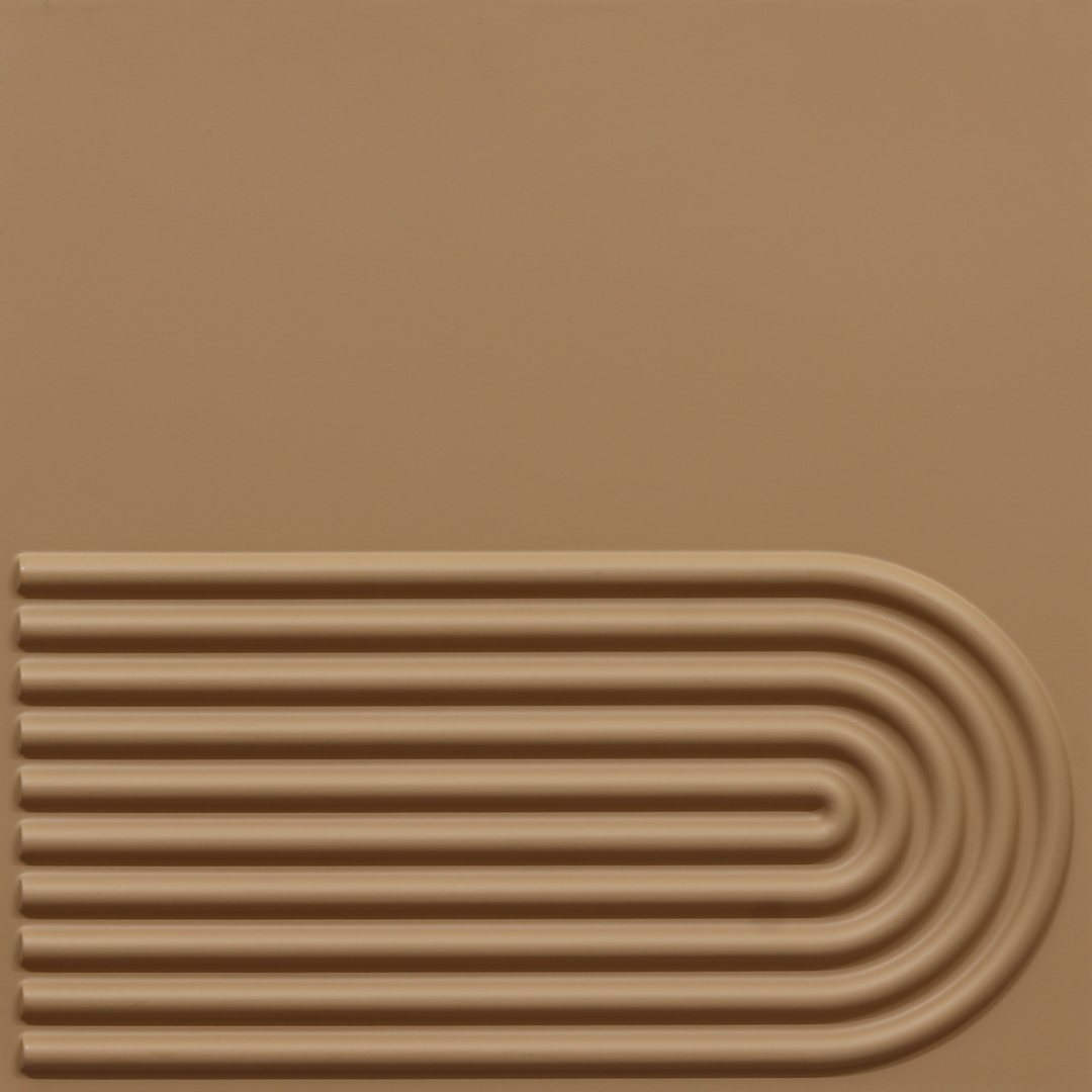 9009-U-Flow-Brown Candy-Peel and Stick