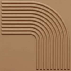 9012-Gentle Turn-Brown Candy-Peel and Stick