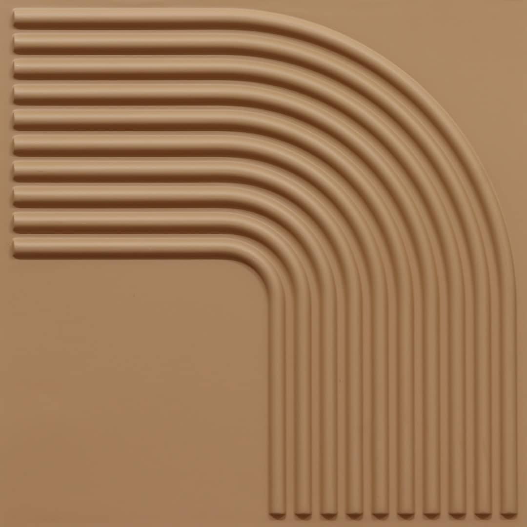 9012-Gentle Turn-Brown Candy-Peel and Stick