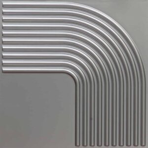 9012-Gentle Turn-Silver-Peel and Stick