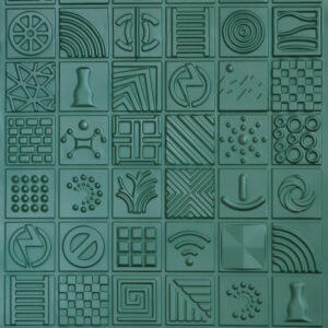 WP16-Signet Grid-RL Green-Glue Up Only