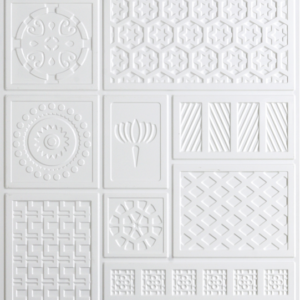 WP25-Heritage Mosaic-Marble White-Glue Up Only