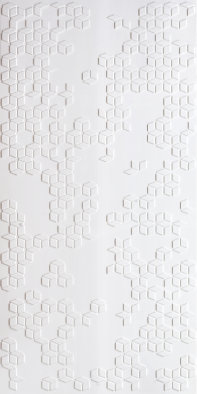 WP28-Cluster CubeCraft-Marble White-Glue Up Only