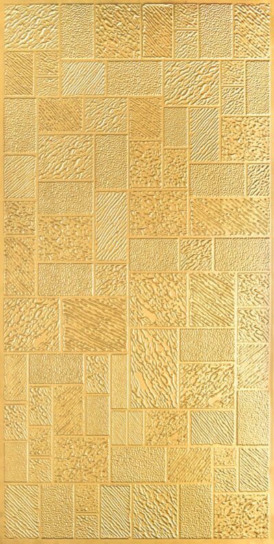 WP02-Metro Texture-Gold-Glue Up Only
