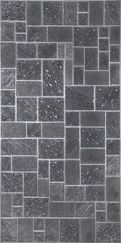 WP02-Metro Texture-Silver Black-Glue Up Only