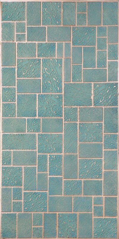 WP02-Metro Texture-Vintage Tin-Glue Up Only