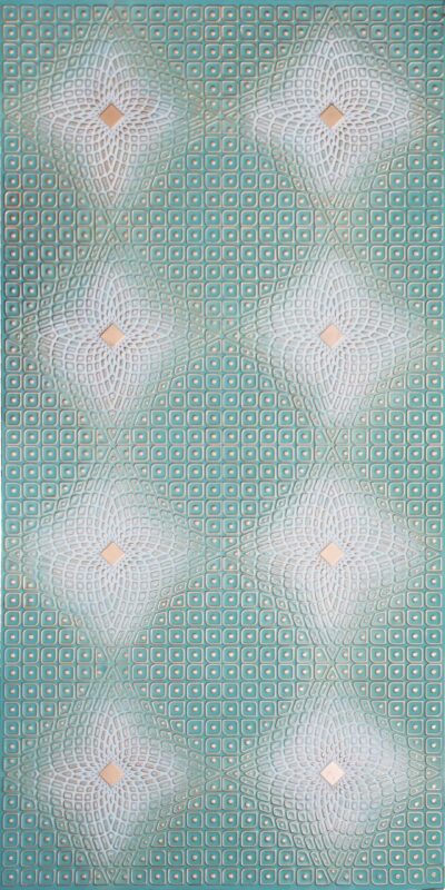 WP04-Prism Weave-Arabian Green-Glue Up Only