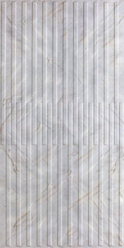 WP20-StepGroove Texture-Australian White Marble-Glue Up Only