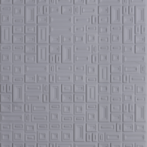 WP27-Layered RectaGrid-Milky Grey-Glue Up Only
