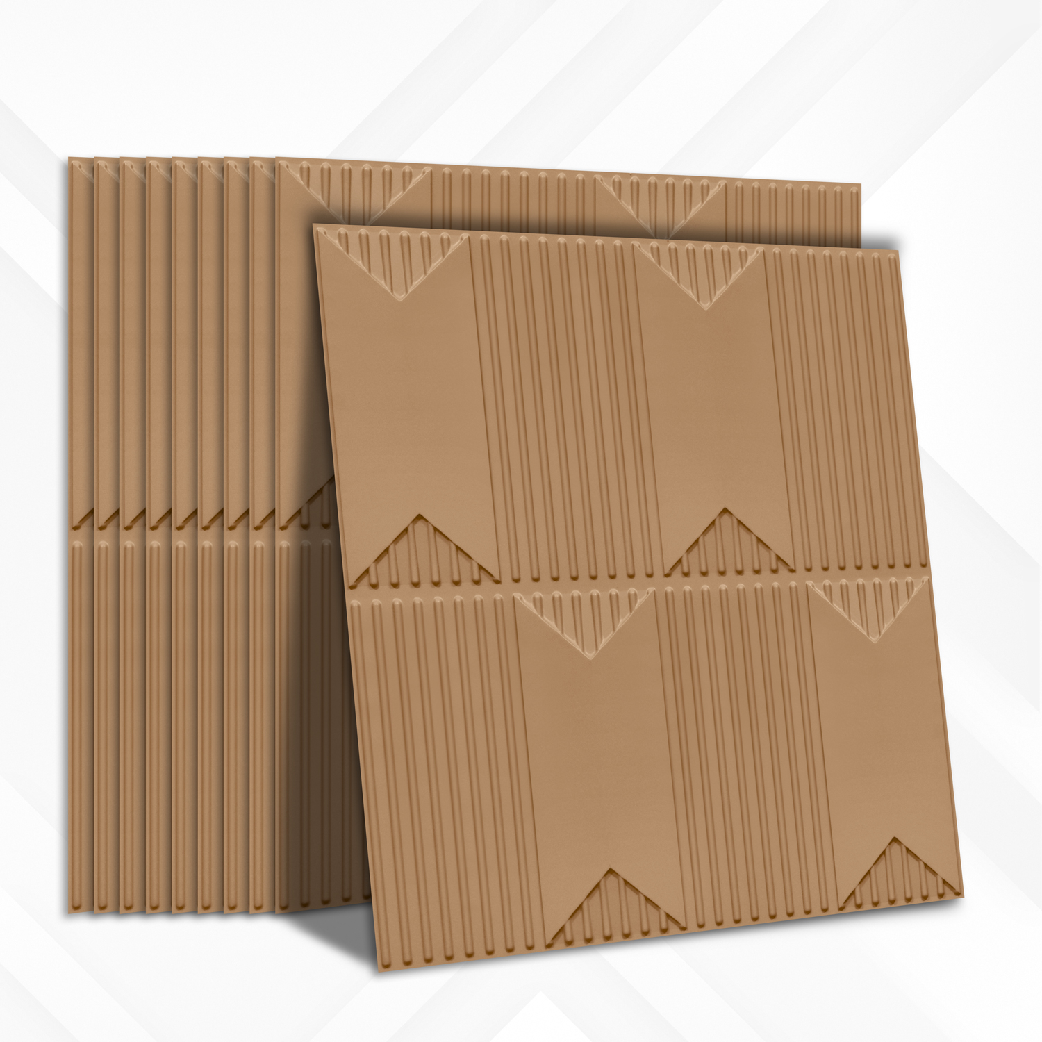 2002-Chevron Crest-Brown Candy-Peel and Stick