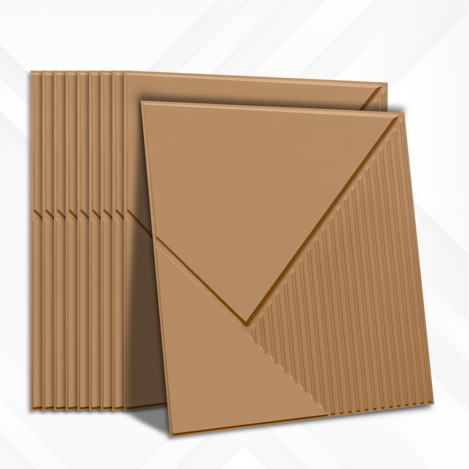 2003-Diagonal Edge-Brown Candy-Peel and Stick
