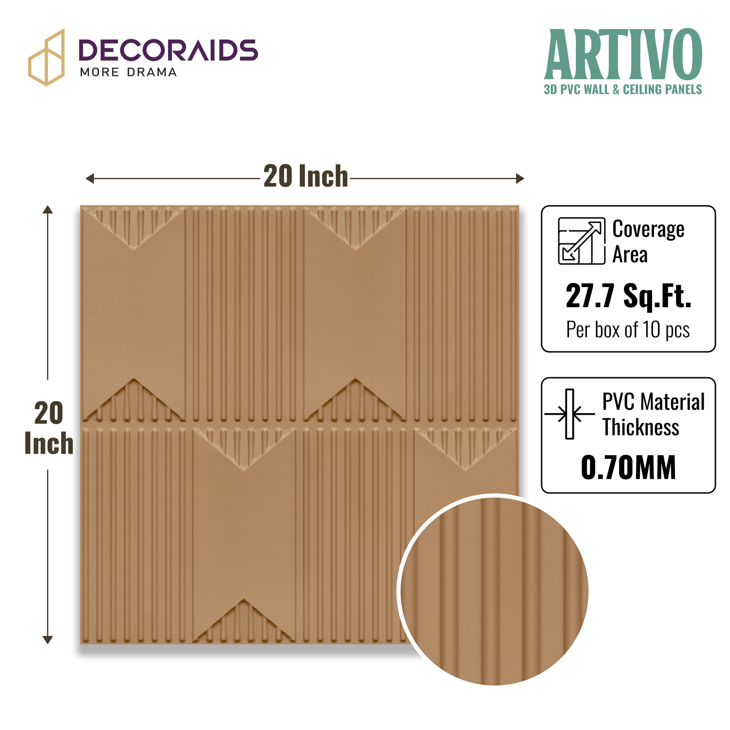 2002-Chevron Crest-Brown Candy-Peel and Stick
