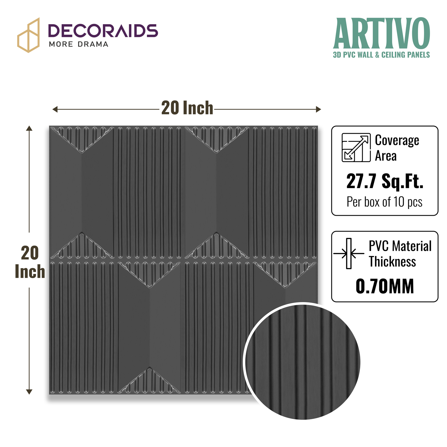 2002-Chevron Crest-Metallic Grey-Peel and Stick