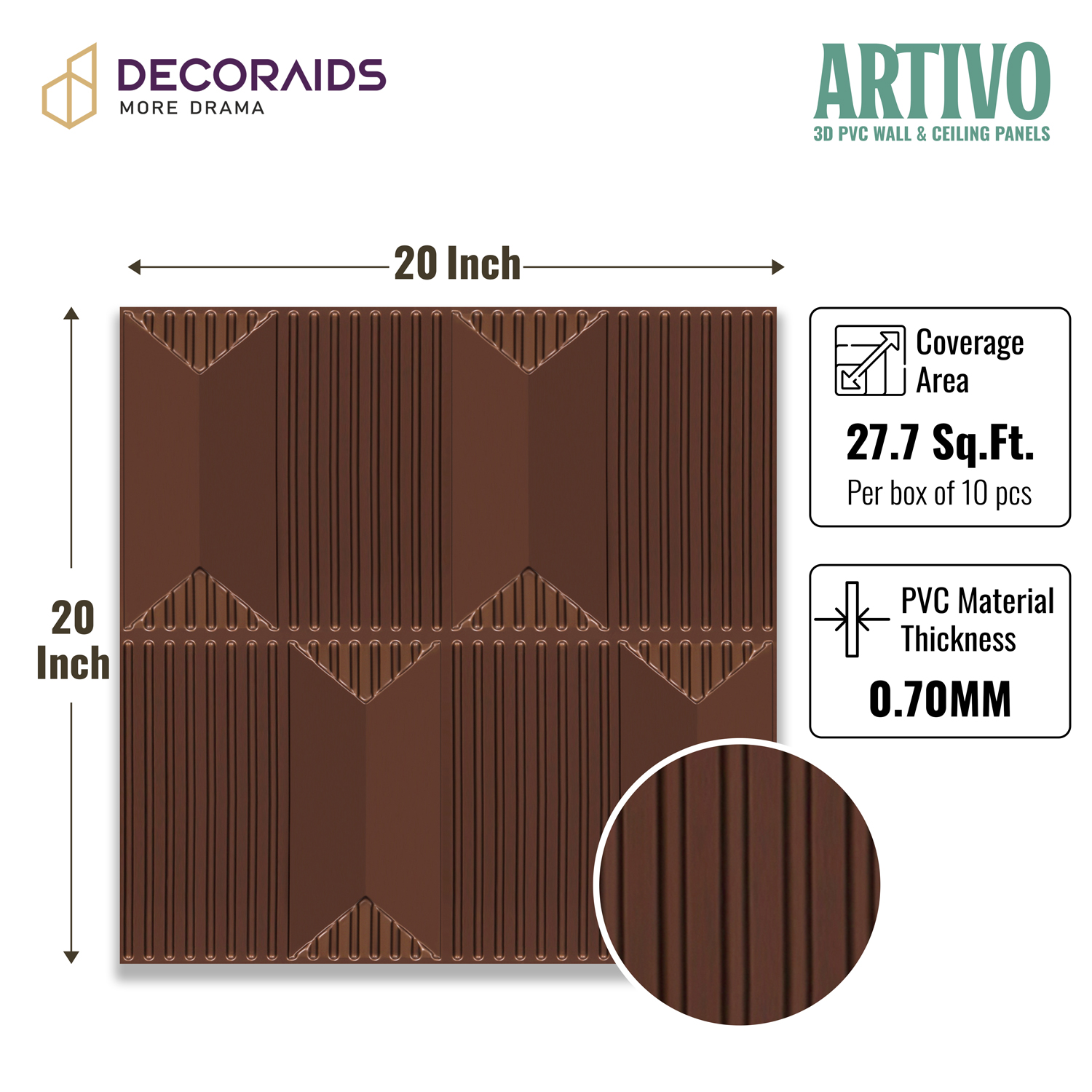 2002-Chevron Crest-Mocha-Peel and Stick